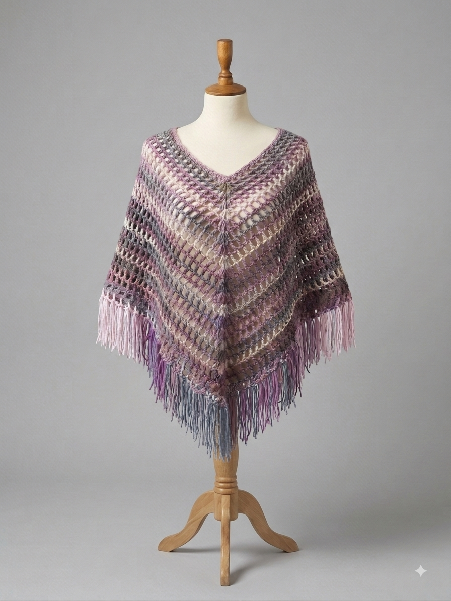 poncho de primavera / verano